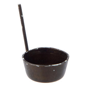 Nativity set accessory, pan with handle