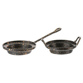 Nativity set accessory, set of 2 pans