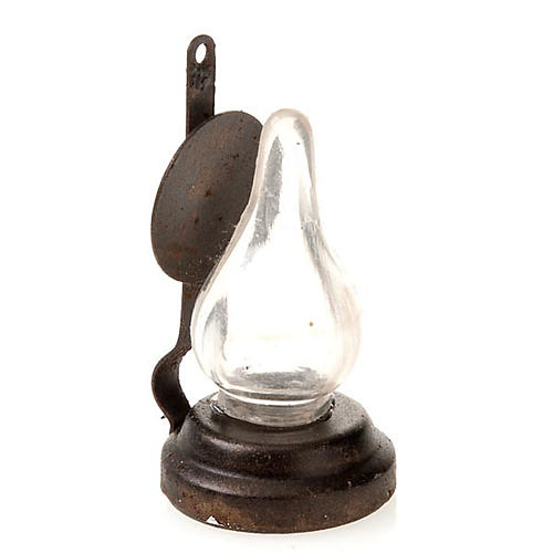 Nativity set accessory, paraffin lamp 4cm 1