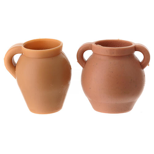 Anfore in plastica presepe set 2 pz. 1