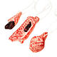 Nativity set accessory, butcher meat 2 pcs s1