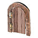 Puerta de madera arco para pesebres artesanales s2