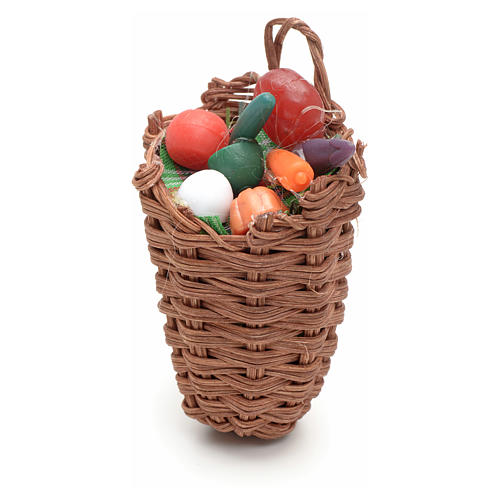 Nativity set accessory, egg basket 1