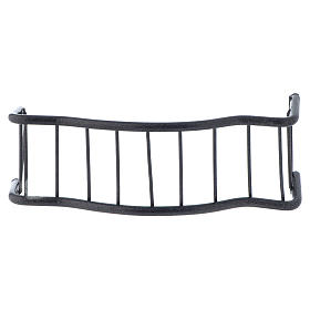 Portas, Janelas, Balcões: Balaustrada em ferro balcão 10x3 cm bricolagem presépio Portas, Janelas, Balcões: Balaustrada em ferro balcão 10x3 cm bricolagem presépio