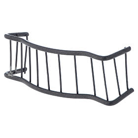 Portas, Janelas, Balcões: Balaustrada em ferro balcão 10x3 cm bricolagem presépio Portas, Janelas, Balcões: Balaustrada em ferro balcão 10x3 cm bricolagem presépio