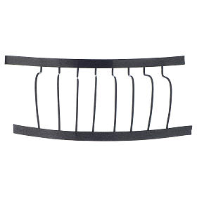 Portas, Janelas, Balcões: Balaustrada balcão em ferro 10x5 cm bricolagem presépio Portas, Janelas, Balcões: Balaustrada balcão em ferro 10x5 cm bricolagem presépio