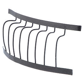 Portas, Janelas, Balcões: Balaustrada balcão em ferro 10x5 cm bricolagem presépio Portas, Janelas, Balcões: Balaustrada balcão em ferro 10x5 cm bricolagem presépio