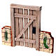 Nativity set accessory, gate with fence s1