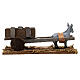 Donkey with cart carrying stones, Nativity Scene 8cm s4