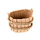 Nativity accessory, wooden oval tub for do-it-yourself nativitie s1