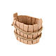 Nativity accessory, wooden oval tub for do-it-yourself nativitie s2