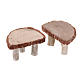 Nativity accessory, stools, 4.5cm, set of 2pieces s1