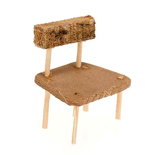 Stuhl Krippe aus Holz 5 x 3,5 Zentimeter 1