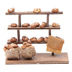 Balcão pão para presépio madeira terracota