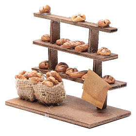 Balcão pão para presépio madeira terracota