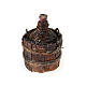 Neapolitan set accessory Demijohn miniature in wood s1