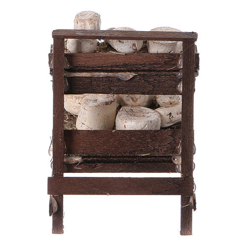Neapolitan set accessory stand with cheeses terracotta 4