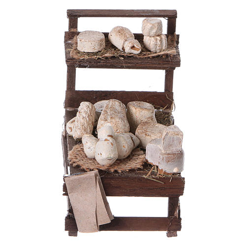 Neapolitan set accessory stand with cheeses terracotta 1