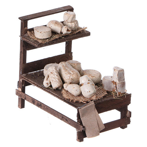 Neapolitan set accessory stand with cheeses terracotta 3