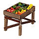Mesa de madera con verduras terracota belén s5