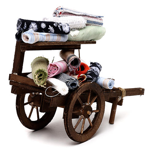 Neapolitan set accessory handcart wood with clothes 3