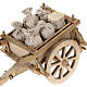 Nativity scene accessory, wooden cart, 12x15 cm s2
