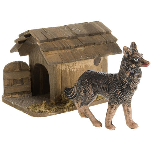 Nativity scene figurines, guard dog 10cm 1