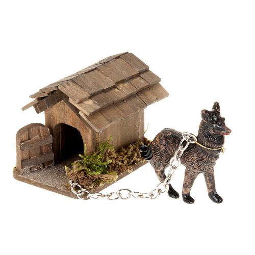 Nativity scene figurines, guard dog 10cm 2