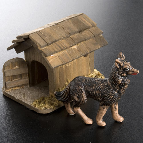 Nativity scene figurines, guard dog 10cm 4