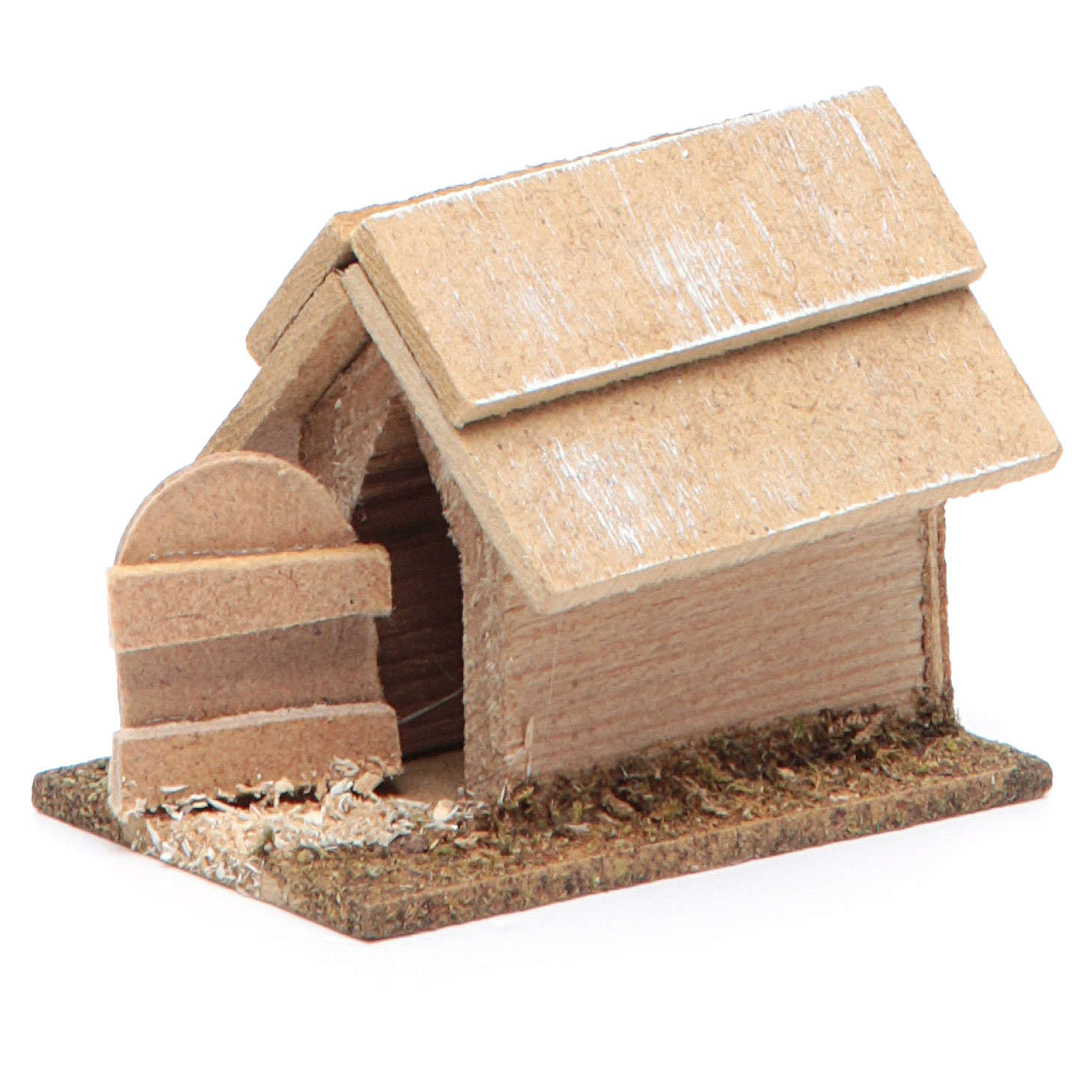 Nativity scene, dog house in wood 10 cm online sales on