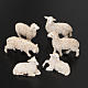 Sheep for a 10 cm Nativity Scene, 6 pieces s2