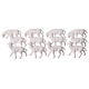 Sheep cm 8-10, 12 pcs set nativity figurines s5