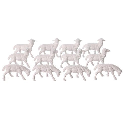 Sheep cm 8-10, 12 pcs set nativity figurines 1