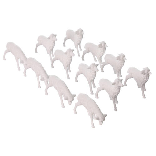 Sheep cm 8-10, 12 pcs set nativity figurines 3