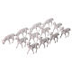 Sheep cm 8-10, 12 pcs set nativity figurines s4