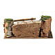 Ovile pecore legno e sughero presepe 10 cm s4