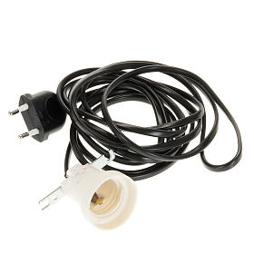 Lanternes et lumières: Porte ampoule E27 câble 3m 220v Lanternes et lumières: Porte ampoule E27 câble 3m 220v