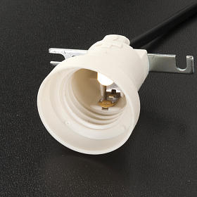 Nativity lights and lamps: Nativity accessory, lamp holder E27, 3mt cable 220V Nativity lights and lamps: Nativity accessory, lamp holder E27, 3mt cable 220V