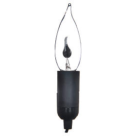 Nativity accessory, flame effect lamp, 220V E14, 1mt cable