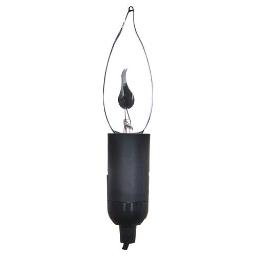 Nativity accessory, flame effect lamp, 220V E14, 1mt cable 1