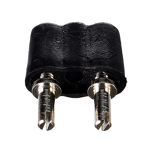 Ficha macho para luzes presépio 3,5 e 4,5V 1