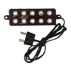 Regleta 5 enchufes para luces 3,5 - 4,5 V.