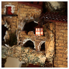 Luzes e Lamparinas para o Presépio: Lanterna plástico luz branca h 2,5 cm Luzes e Lamparinas para o Presépio: Lanterna plástico luz branca h 2,5 cm