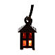 Nativity accessory, plastic lamp with red light, 2.5cm s1
