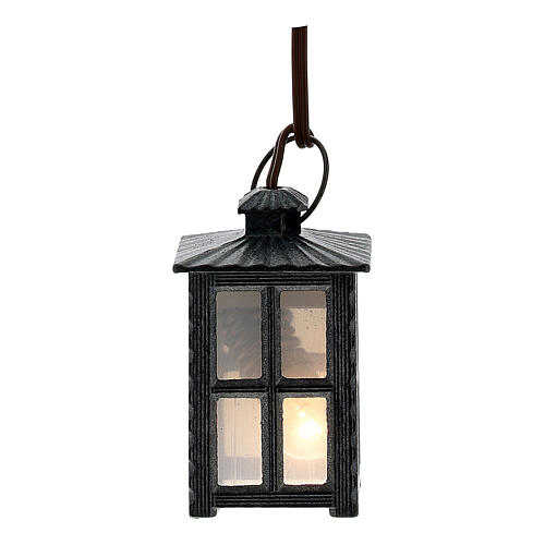 Metal lamp with white light, 4cm 1