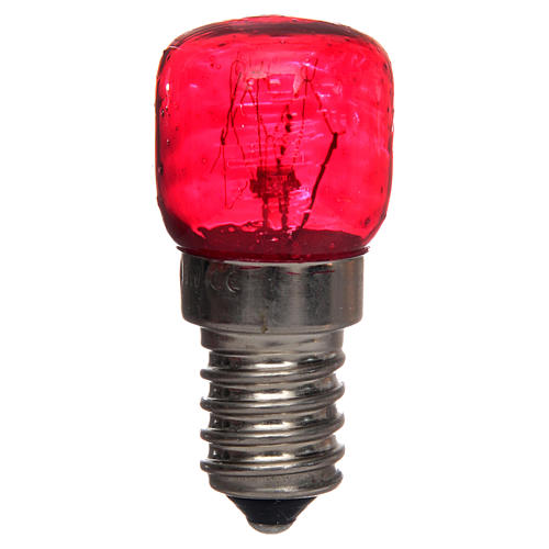 LED light, red, E14, 15W, 220V