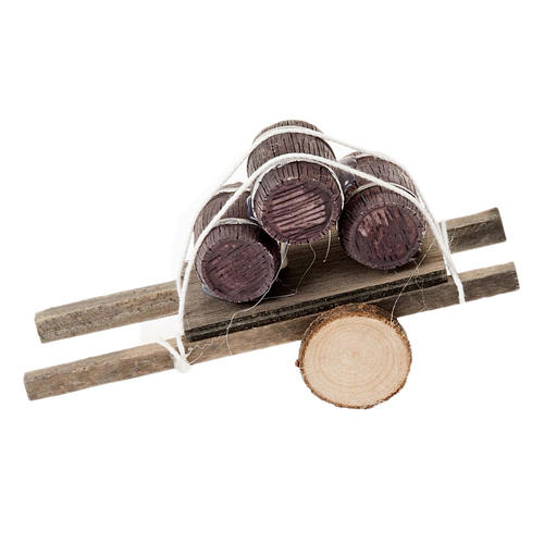 Ruota In Legno Per Carretto 4 Cm - Taglio Laser, Artigianale Per Presepe E PastorI, Portachiavi O Amuleto