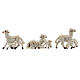 Schafe, Set zu 10 Stück, aus Kunststoff, für 8 cm Krippe, sortiert s3