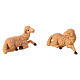 Pecore presepe plastica marrone 10 pz. 10 cm s5