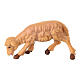 Pecore presepe plastica marrone 10 pz. 10 cm s7